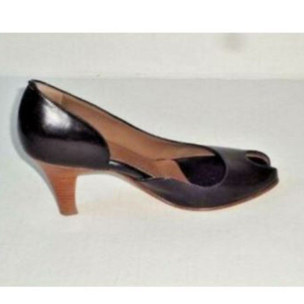 ANYI LU Peep Toe D'Orsay Pumps - Picture 3 of 9